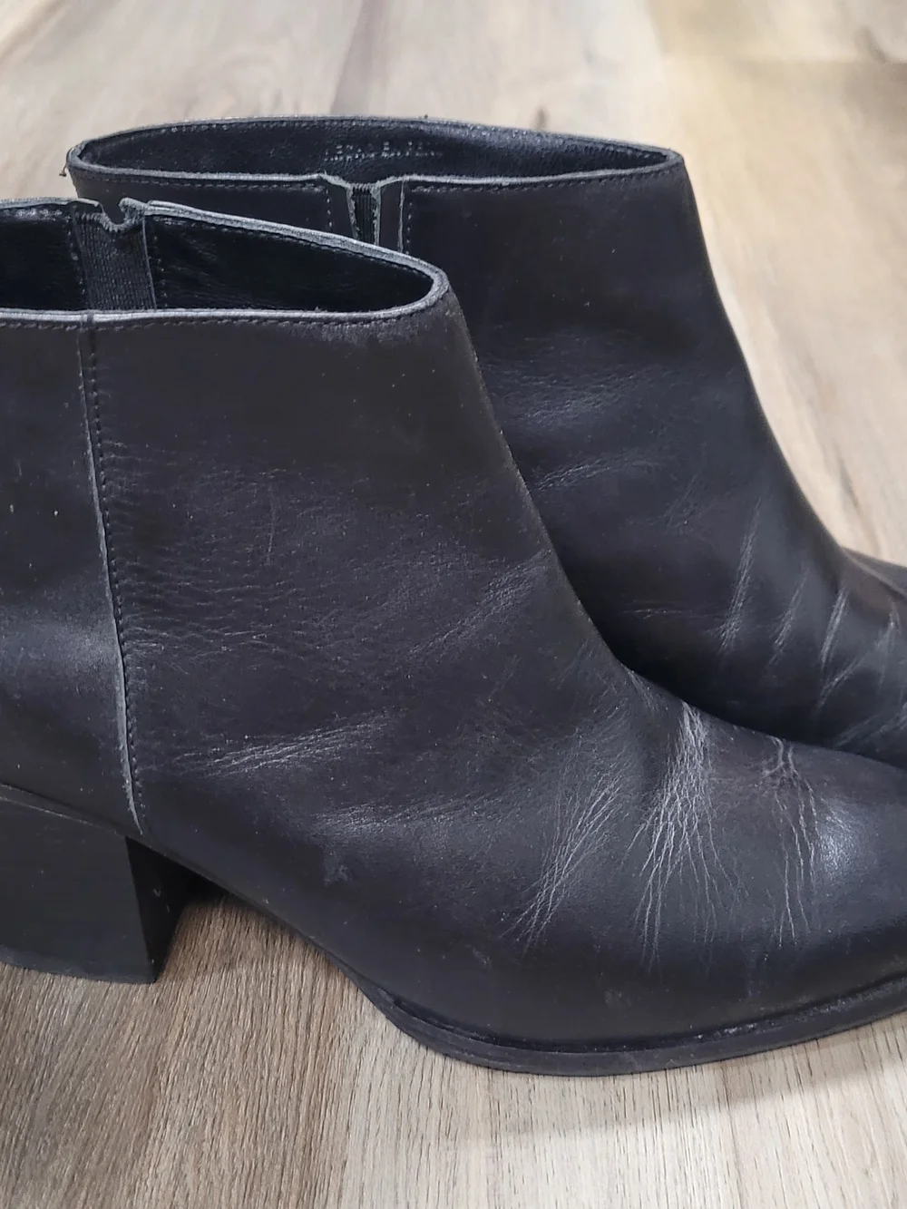 Rachel Comey Black Leather Ankle Booties